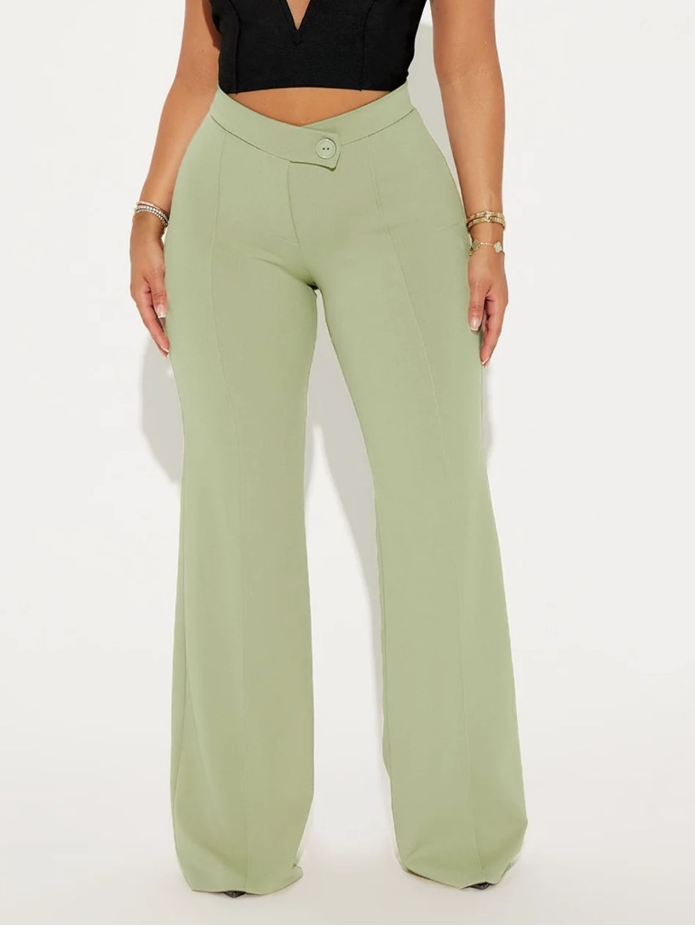 FASHION NOVA “Call It Even Wide Leg Dress Pants”